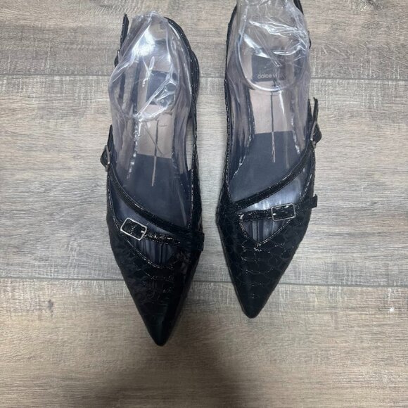 Dolce Vita Pamla Croc Embossed Slingback Flats Women's Size 6.5 - Picture 2 of 6